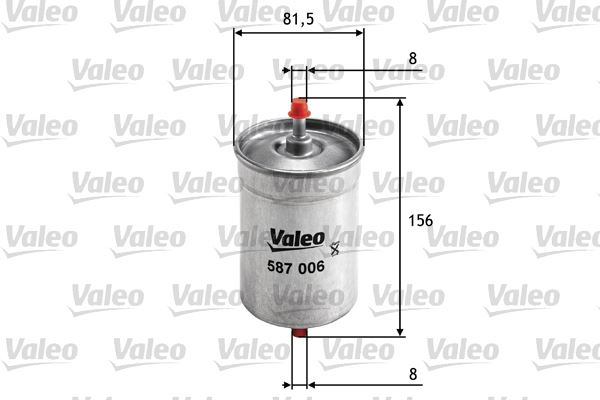 VALEO 587006 Yakıt Sistemi Yakıt Filtresi - ALFA ROMEO ALFETTA GT (116_) uyumlu