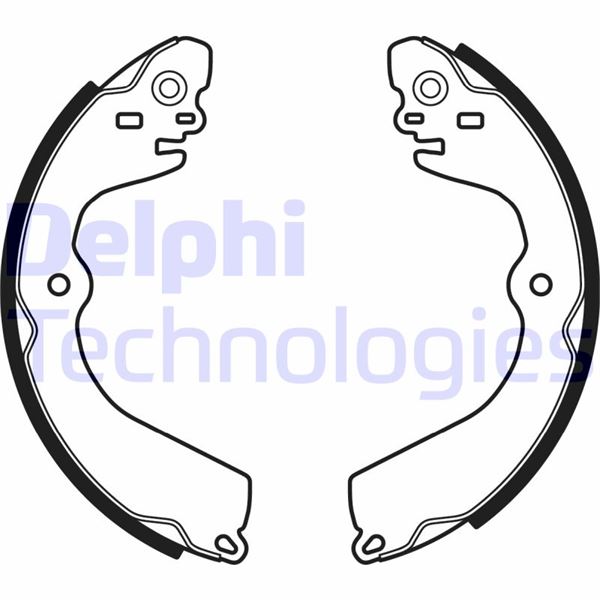 DELPHI LS2049 Fren Sistemleri Fren Pabucu - NISSAN NV200 / EVALIA Minibüs/Otobüs uyumlu
