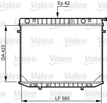VALEO 731237 Soğutma Sistemi Su Soğutucu & Parçaları - OPEL FRONTERA A (U92) uyumlu
