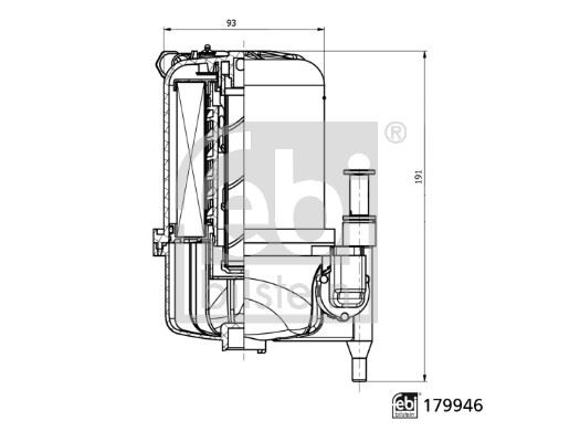 FEBI BILSTEIN 179946 Yakıt Sistemi Yakıt Filtresi - LAND ROVER RANGE ROVER EVOQUE (L538) uyumlu