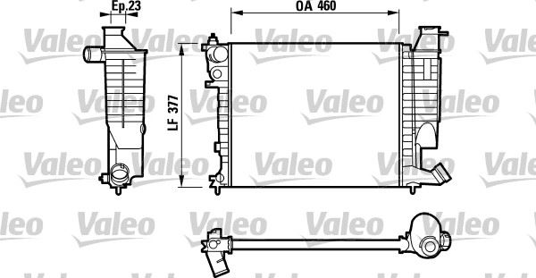 VALEO 732534 Soğutma Sistemi Su Soğutucu & Parçaları - CITROËN ZX (N2) uyumlu