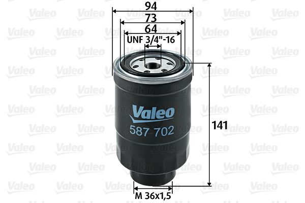 VALEO 587702 Yakıt Sistemi Yakıt Filtresi - NISSAN NP300 PICKUP (D22) uyumlu