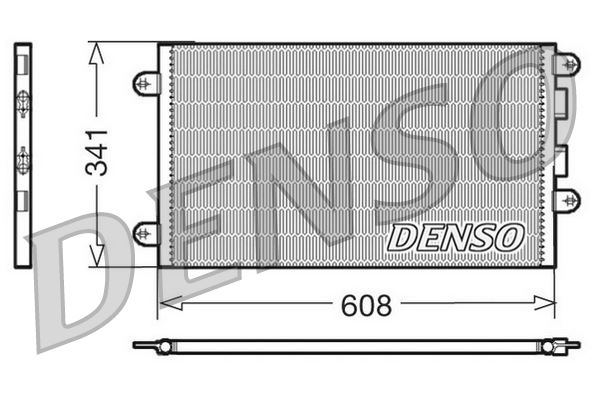 DENSO DCN01012 İklimlendirme Sistemi Klima Radyatörü - ALFA ROMEO 147 (937_) uyumlu