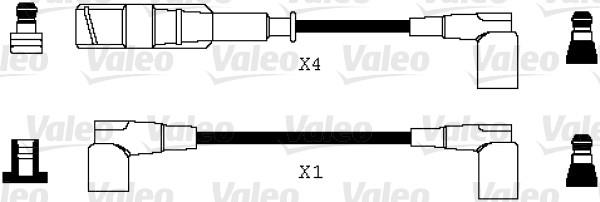 VALEO 346070 Ateşleme Sistemi Ateşleme Kablosu - MERCEDES-BENZ 190 (W201) uyumlu