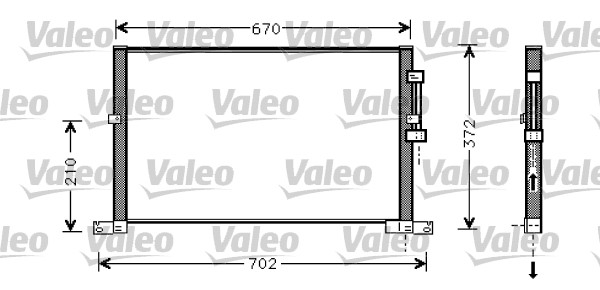 VALEO 818023 İklimlendirme Sistemi Klima Radyatörü - JAGUAR X-TYPE I (X400) uyumlu