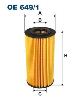 FILTRON OE 649/1 Motor Yağ Filtresi - BMW 3 (E36) uyumlu