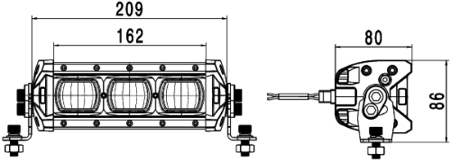 HELLA 1GE 360 000-002 Farlar & Aydınlatma Çalışma Farı