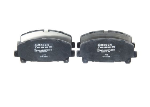 BOSCH 0 986 494 382 Fren Sistemleri Fren Balatası - HONDA ACCORD VIII (CU) uyumlu