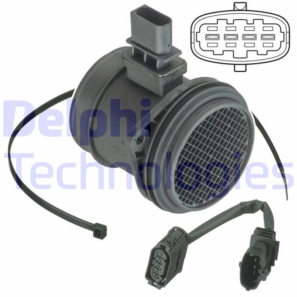 DELPHI AF10392-12B1 Motor Hava Kütle Ölçer (MAF Sensörü) - VOLVO XC90 I (275) uyumlu