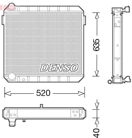 DENSO DRM10110 Soğutma Sistemi Su Soğutucu & Parçaları