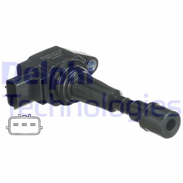 DELPHI GN10637-12B1 Ateşleme Sistemi Ateşleme Bobini - MAZDA 3 (BK) uyumlu