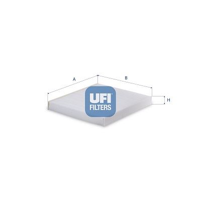 UFI 53.506.00 İklimlendirme Sistemi Polen Filtresi - SEAT IBIZA V (KJ1, KJG) uyumlu