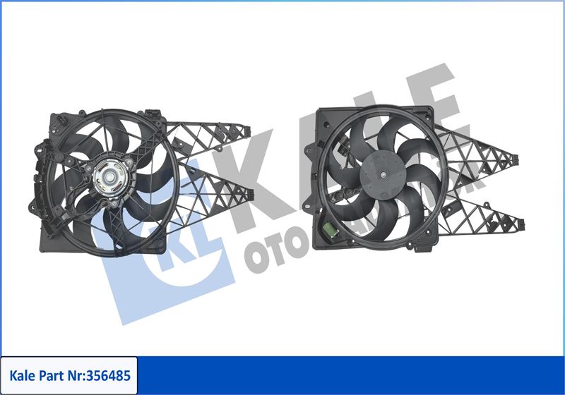 KALE OTO RADYATÖR 356485 Soğutma Sistemi Fan - FIAT DOBLO Cargo (263_) uyumlu