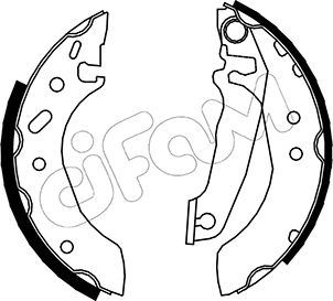 CIFAM 153-119 Fren Sistemleri Fren Pabucu - FORD ESCORT V (AAL, ABL) uyumlu