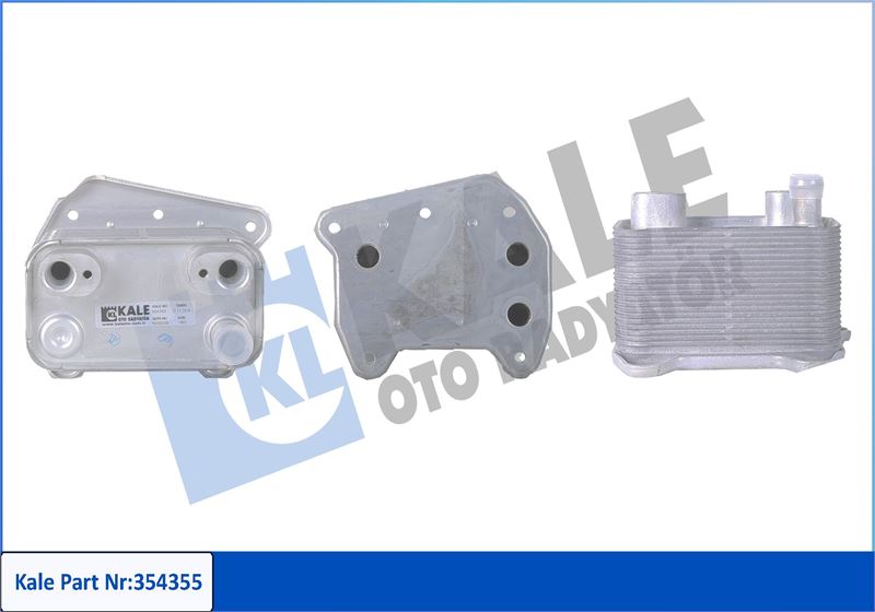 KALE OTO RADYATÖR 354355 Motor Yağ Soğutucusu - MERCEDES-BENZ E-SERISI (W210) uyumlu