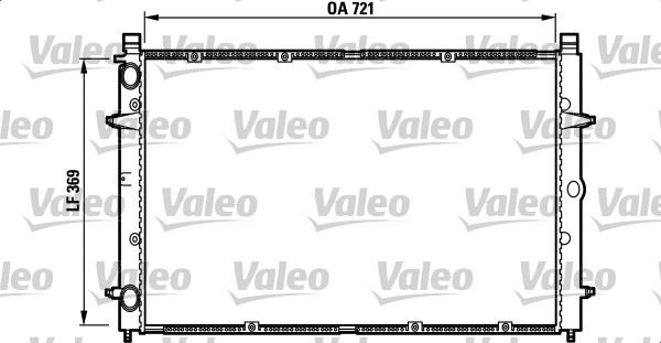 VALEO 732397 Soğutma Sistemi Su Soğutucu & Parçaları - VW TRANSPORTER T4 Minibüs/Otobüs (70B, 70C, 7DB, 7DK, 70J, 70K, uyumlu