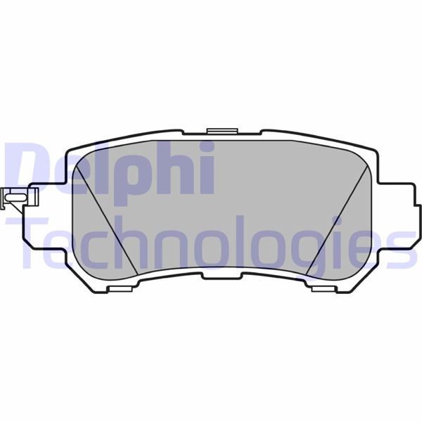 DELPHI LP2482 Fren Sistemleri Fren Balatası - MAZDA CX-5 (KE, GH) uyumlu