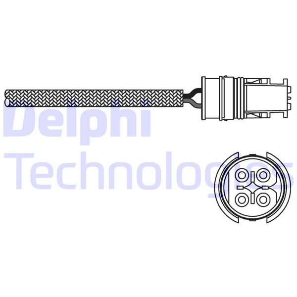 DELPHI ES20274-12B1 Emme & Egzoz Sistemi Egzoz Sensörleri - MERCEDES-BENZ C-SERISI (W202) uyumlu