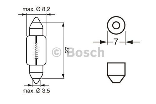 BOSCH 1 987 302 528 Farlar & Aydınlatma Ampuller