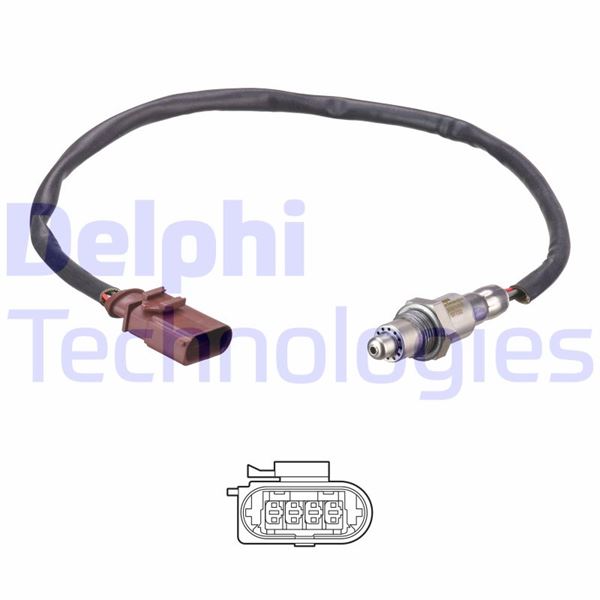 DELPHI ES21155-12B1 Emme & Egzoz Sistemi Egzoz Sensörleri - SEAT LEON ST (5F8) uyumlu