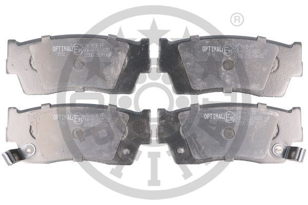 OPTIMAL BP-09592 Fren Sistemleri Fren Balatası - SUZUKI VITARA Cabrio (ET, TA) uyumlu