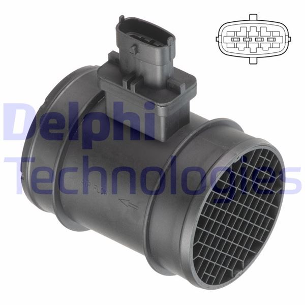 DELPHI AF10698-12B1 Motor Hava Kütle Ölçer (MAF Sensörü) - FIAT FIORINO Kasa/büyük limuzin (225_) uyumlu