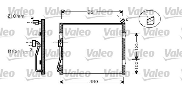 VALEO 818031 İklimlendirme Sistemi Klima Radyatörü - ROVER 200 II Hatchback (XW) uyumlu