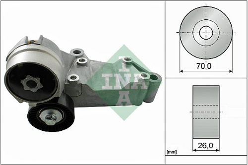 Schaeffler INA 534 0146 10 Motor Kayış Gergisi - FORD FOCUS I (DAW, DBW) uyumlu