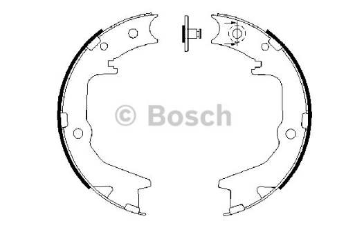 BOSCH 0 986 487 683 Fren Sistemleri El Fren Kolu - MITSUBISHI GALANT VII (E5_A, E7_A, E8_A) uyumlu