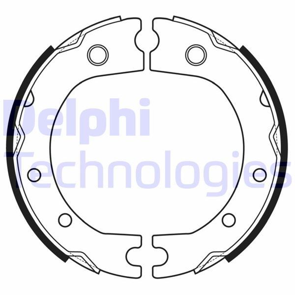 DELPHI LS2172 Fren Sistemleri Fren Pabucu - TOYOTA DYNA Platform şasi (KD_, LY_, _Y2_, _U3_, _U4_, _U6_, _U8_) uyumlu