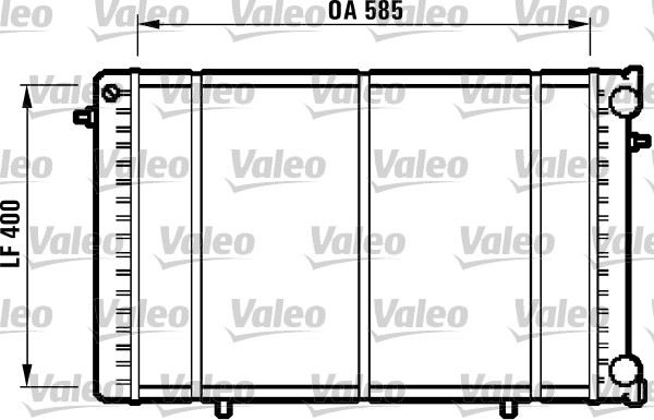 VALEO 732608 Soğutma Sistemi Su Soğutucu & Parçaları - RENAULT TRAFIC Minibüs/Otobüs (T_, P_, V_) uyumlu