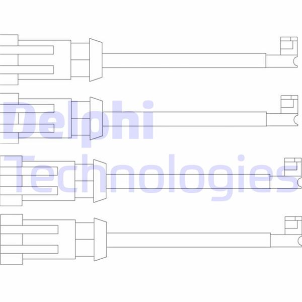 DELPHI LZ0189 Fren Sistemleri Aşınma Göstergesi - IVECO DAILY II Platform şasi uyumlu