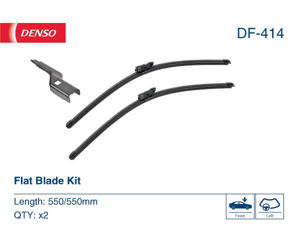 DENSO DF-414 Kaporta & Gövde Parçaları Cam Silecek Mekanizması - VW BEETLE (5C1, 5C2) uyumlu