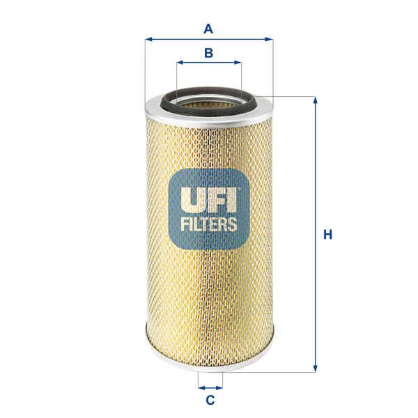 UFI 27.802.00 Motor Hava Filtresi - DEUTZ-FAHR AGROSTAR uyumlu