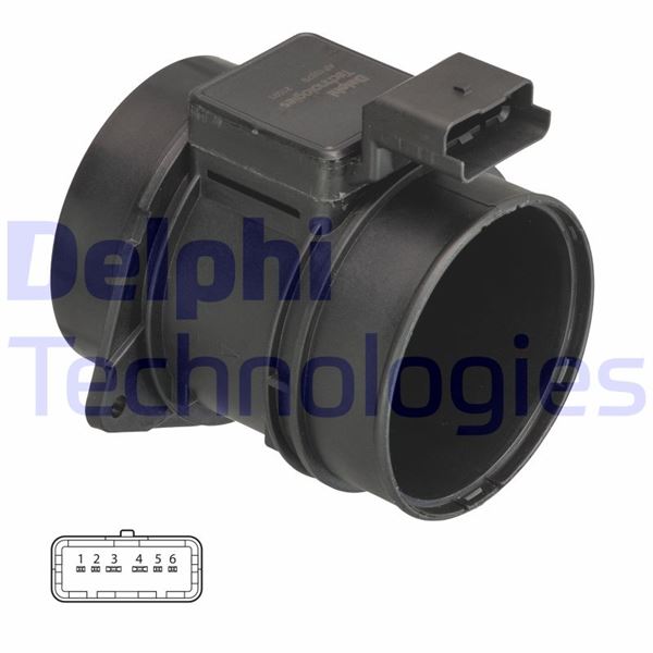 DELPHI AF10379-12B1 Motor Hava Kütle Ölçer (MAF Sensörü) - RENAULT MASTER II Platform şasi (ED/HD/UD) uyumlu