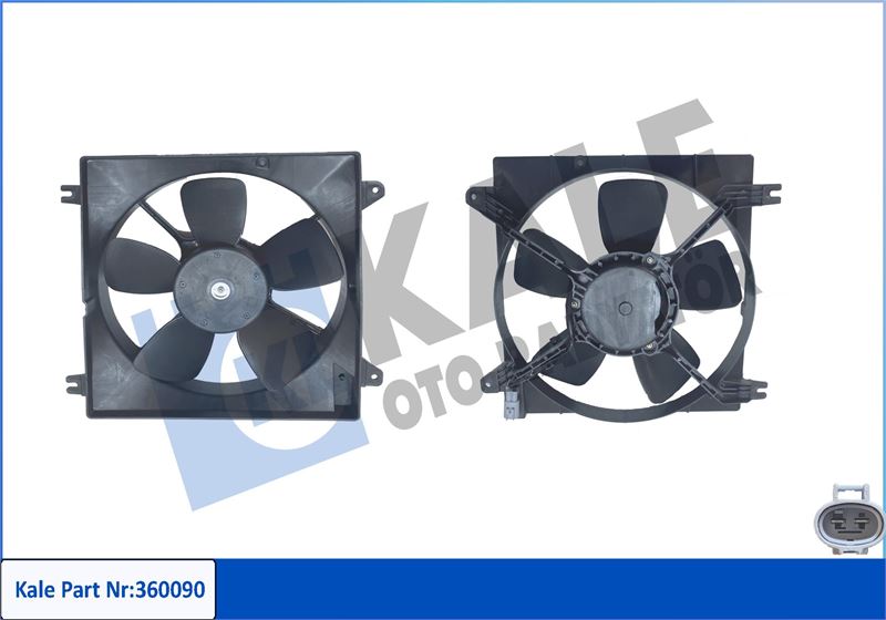KALE OTO RADYATÖR 360090 Soğutma Sistemi Fan - CHEVROLET LACETTI Station wagon (J200) uyumlu