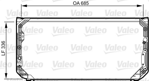 VALEO 814248 İklimlendirme Sistemi Klima Radyatörü - TOYOTA COROLLA Compact (_E10_) uyumlu