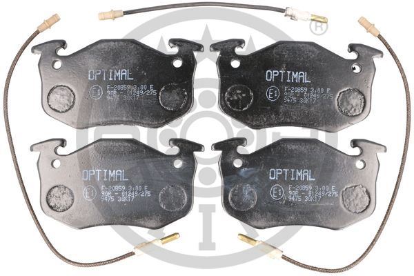 OPTIMAL BP-09352 Fren Sistemleri Fren Balatası - CITROËN BX (XB-_) uyumlu