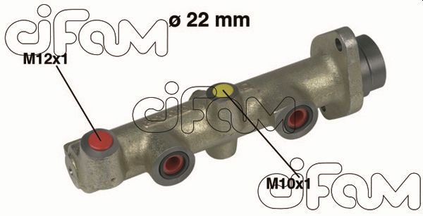 CIFAM 202-163 Fren Sistemleri Ana Fren Merkezi - FORD ESCORT IV (GAF, AWF, ABFT) uyumlu