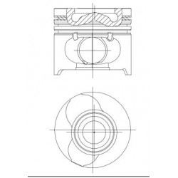 YENMAK 31-04164-050 Motor Piston Seti - RENAULT MEGANE III Grandtour (KZ0/1) uyumlu