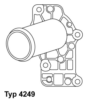 BorgWarner (Wahler) 4249.83D Motor Termostat - PORSCHE BOXSTER (986) uyumlu