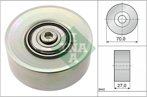 Schaeffler INA 532 0398 10 Motor Yönlendirme & Kılavuz Makarası - BMW X3 (E83) uyumlu