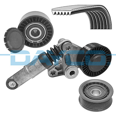 DAYCO KPV666 Motor Kayış Kasnağı - VW PHAETON (3D1, 3D2, 3D3, 3D4, 3D6, 3D7, 3D8, 3D9) uyumlu