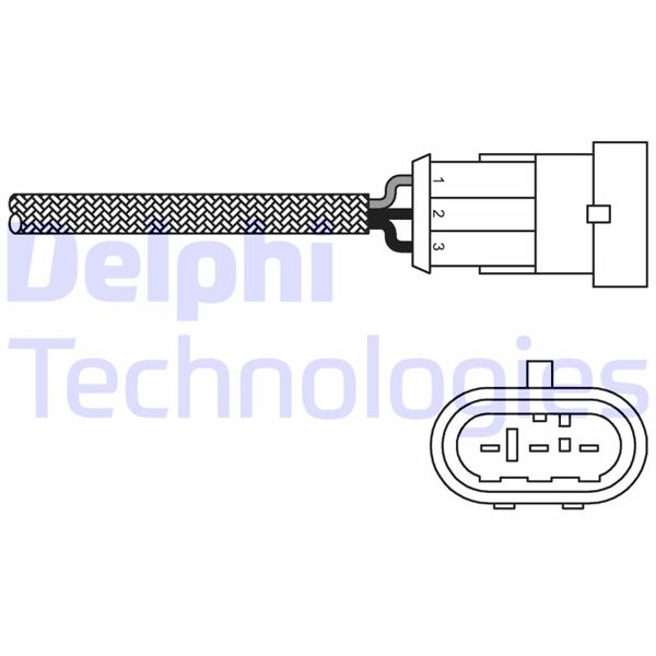 DELPHI ES10971-12B1 Emme & Egzoz Sistemi Egzoz Sensörleri - RENAULT KANGOO (KC0/1_) uyumlu