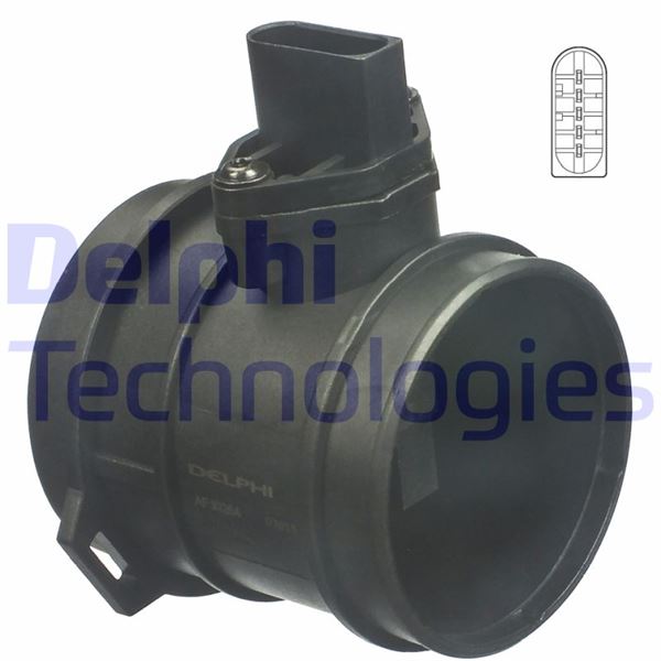 DELPHI AF10264-12B1 Motor Hava Kütle Ölçer (MAF Sensörü) - AUDI A4 B5 (8D2) uyumlu