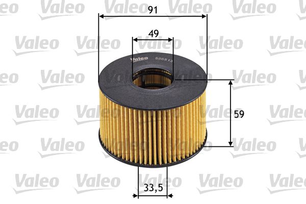 VALEO 586513 Motor Yağ Filtresi - FORD MONDEO III Turnier (BWY) uyumlu
