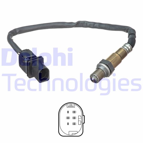 DELPHI ES21264-12B1 Emme & Egzoz Sistemi Egzoz Sensörleri - CITROËN C4 II (NC_) uyumlu