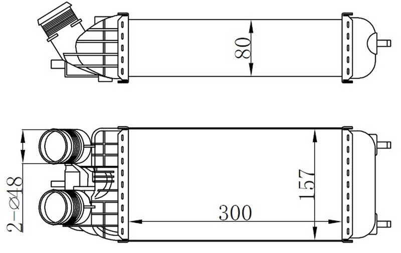 Turbo Radyatörü - IPE147080 Ürün Görseli