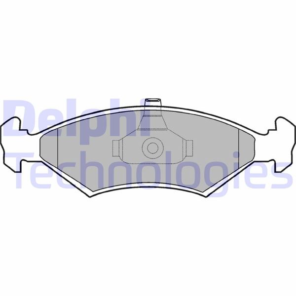 DELPHI LP1604 Fren Sistemleri Fren Balatası - FORD FIESTA I (GFBT) uyumlu