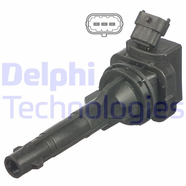 DELPHI GN10203-12B1 Ateşleme Sistemi Ateşleme Bobini - TOYOTA COROLLA Compact (_E11_) uyumlu